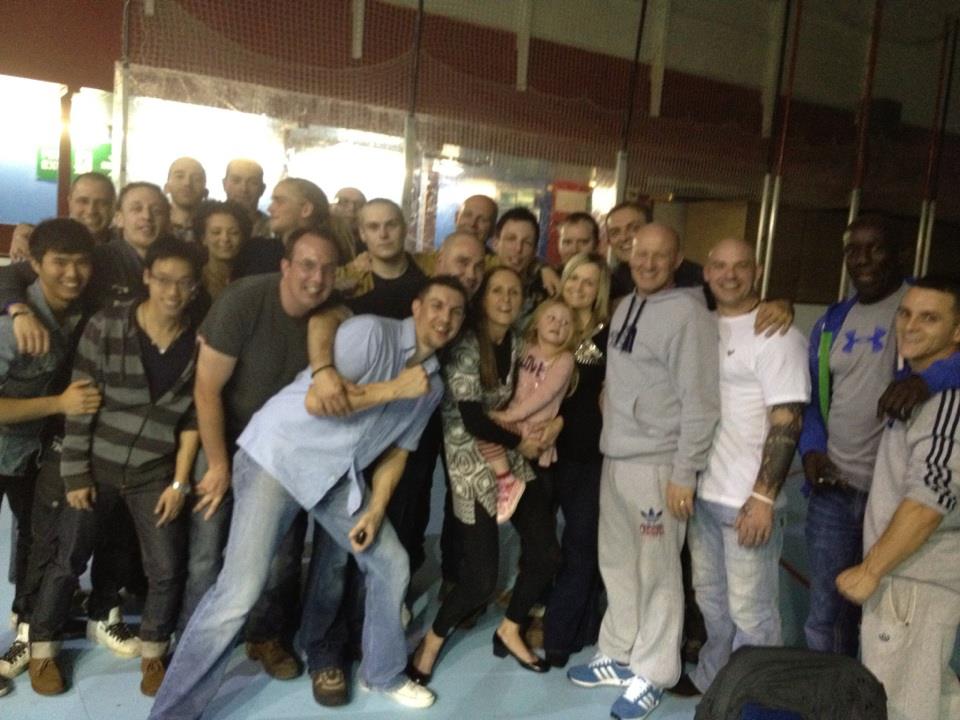 Group photo after a Fight Show